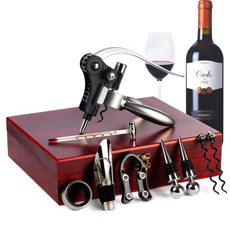 rabbit set of 4 metallic wine preservers with gift boxes|Amazon.com: Rabbit Wine Opener Gift Set.